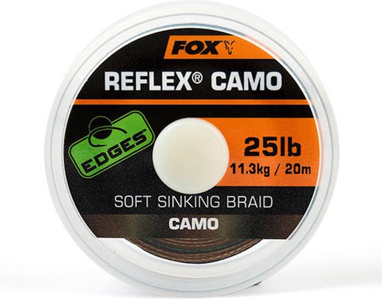 Fox Edges Reflex Soft Sinking Braid - Onderlijnmateriaal - Camouflage - 25lb - Camouflage van Fox — afbeelding 3