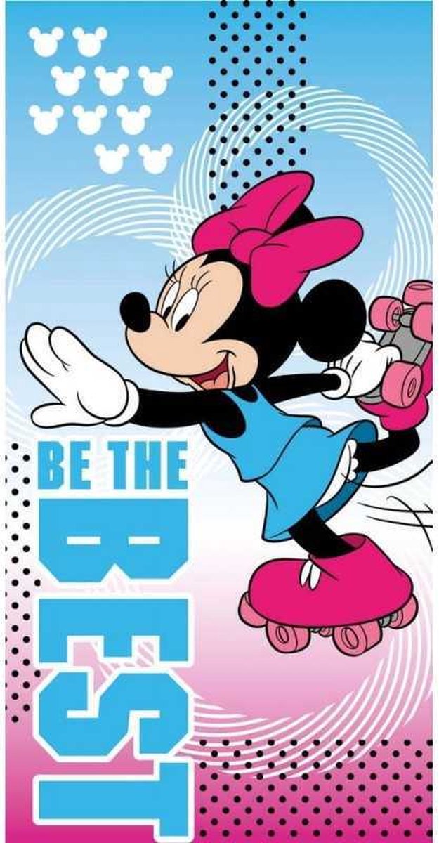 Disney Minnie Mouse - Handdoek - 140 x 70 cm. - Strandlaken - Be the Best