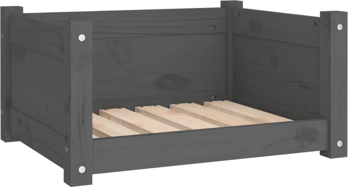 vidaXL Lit pour chien 55,5x45,5x28 cm bois de pin solide