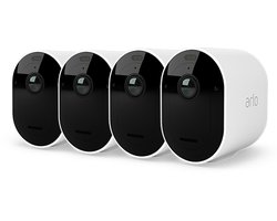 Arlo Pro 5 draadloze beveiligingscamera voor buiten - 4 IP-Camera's, wit