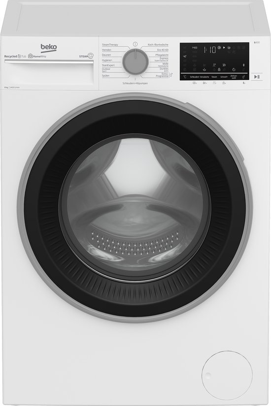 Beko B3WFU58415W1 wasmachine Voorbelading 8 kg 1400 RPM Wit