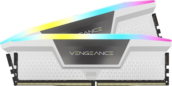 Corsair Vengeance 32GB (2K) DDR5 5600MHz RGB W, 32 GB, 2 x 16 GB, DDR5, 5600 MHz, 288-pin DIMM