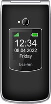 Beafon SL605, Clapet, SIM unique, 6,1 cm (2.4"), Bluetooth, 2050 mAh, Noir, Argent