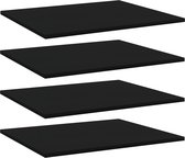 vidaXL-Wandschappen-4-st-60x50x1,5-cm-spaanplaat-zwart
