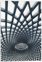 Acrylglas - Abstract Kunstwerk met Vakken - 40x60 cm Foto op Acrylglas (Met Ophangsysteem)