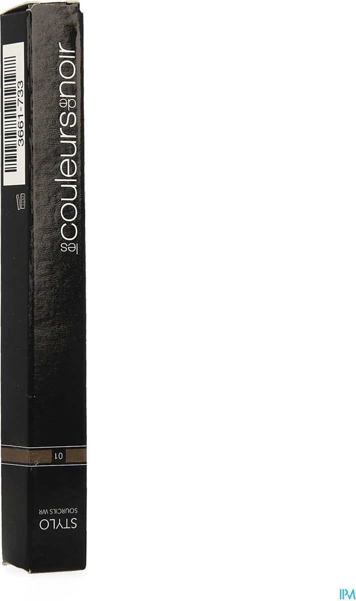Couleurs de Noir - Stylo Sourcils WR - 01 Blond/Brunet - Met Copernicia Cerifera Wax