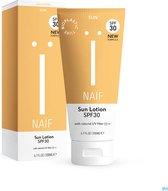 Naïf - Zonnebrand Lotion SPF 30 - 200ml - met Natuurlijke Ingrediënten