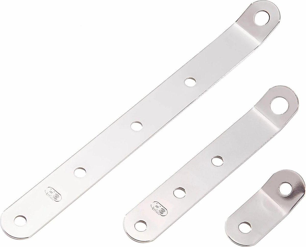 Seilflechter - Wantputting Plaat - RVS - Gebogen - Maat: 125x20mm