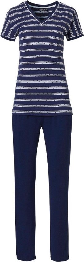 Pyjama Manches 3/4 Pastunette FR 44 (42 EUR) - Noir Et Blanc, Viscose élasthanne