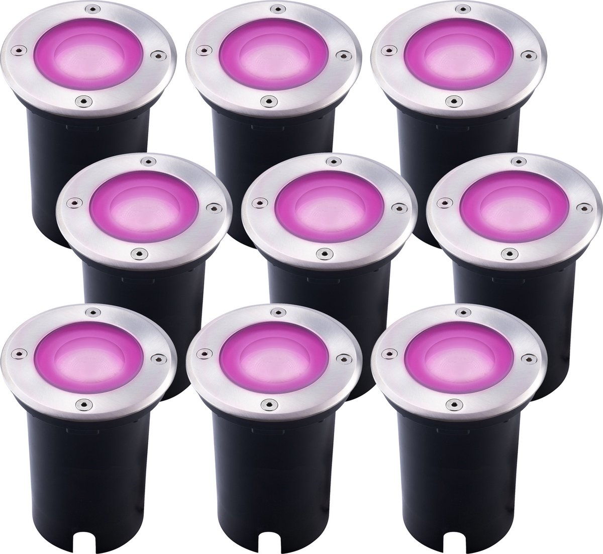 Ledvion - 9x SMART LED Grondspot - IP67 - 1m