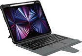 Housse clavier pour tablette compatible Apple iPad Air 10.9 (2020 / 2022 ) - Housse clavier QWERTY - Zwart
