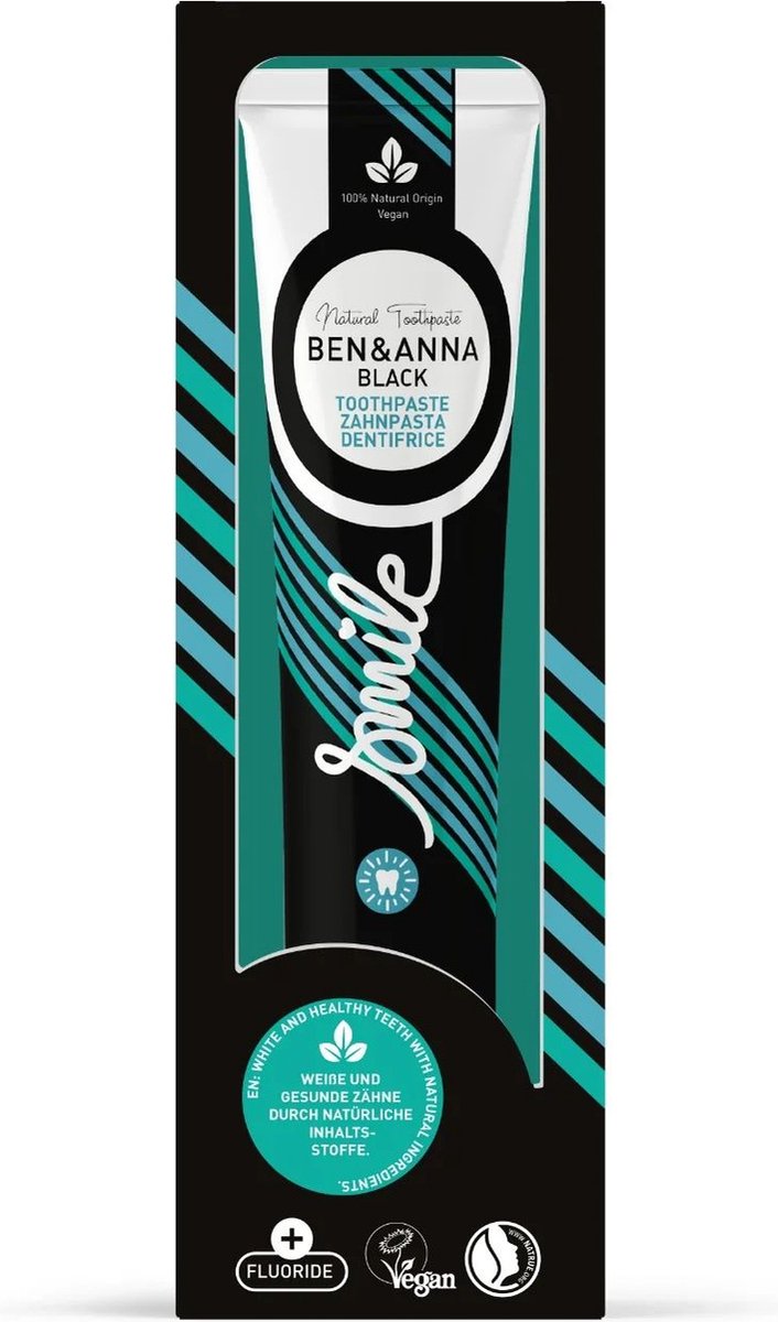 Goedkoopste Ben & Anna Black Toothpaste 98GR