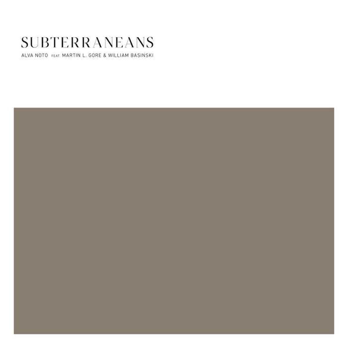 Alva Noto feat. Martin L. Gore & William Basinski - Subterraneans