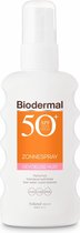 Biodermal Peaux Sensibles Spray Solaire SPF 50+ - 2x 175 ml - Pack économique