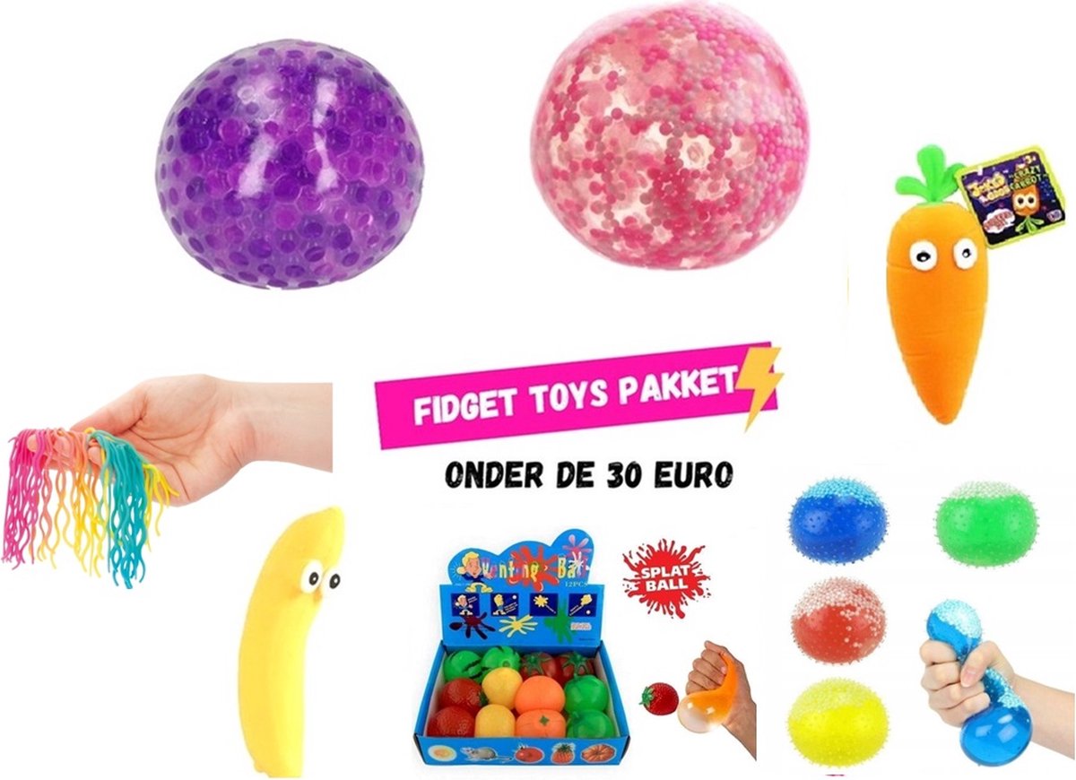 Pack balle anti-stress 3 pièces - Forfait à moins de 15 euros - Fidget Toys  - Balles