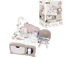 Smoby - Baby Nurse - Kinderkamer - Verzorgingstafel- Bed - Baby - Pop