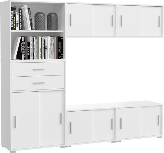 HMF 63312-02 Server Cabinet 10 inch, 12 HE, Network Cabinet, Wall Cabinet, 10, 31.3 x 30 x 61.8 cm, Fully Assembled, Black