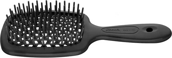 Kleine Superbrush kleine borstel voor het ontwarren van het haar Zwart