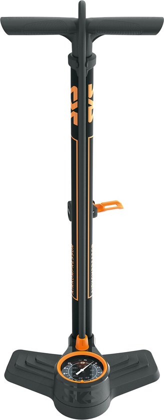 SKS AIRKOMPRESSOR 10.0 Vloerpomp Zwart Oranje (Multivalve)-one size