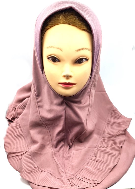 Mooie hoofddoek, paarse hijab, hoofddeksels, instant hijab, scarf.