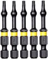 DeWALT DT7393T Extreme Impact Torsion Schroefbits T10 50mm 5 Stuks