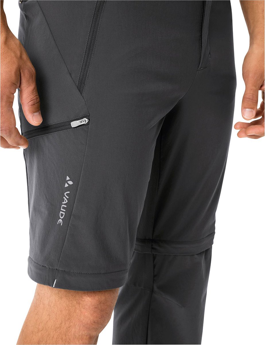 VAUDE Hosen Men’s Farley Stretch T-Zip Pants III Zwart