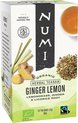 Groene Thee - Cafeinevrije - Decaf Ginger Lemon van Numi - 18 zakjes