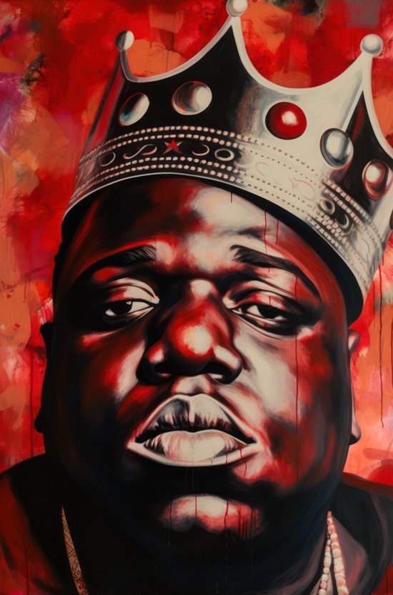Biggie Smalls - The Notorious B.I.G. - Muziek Poster - Portret