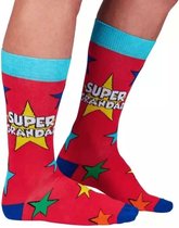 Opa sokken - Super Grandad socks - liefste opa - maat 39/46