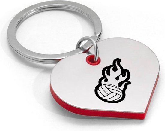 BKstuff Sleutelhanger Volleybal Basketbal Bal Sportgadget voor team en spelers (volleybal, type 2
