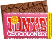 Tony's Chocolonely Melk Karamel Biscuit​​ Chocolade Reep - 180 gram Chocola