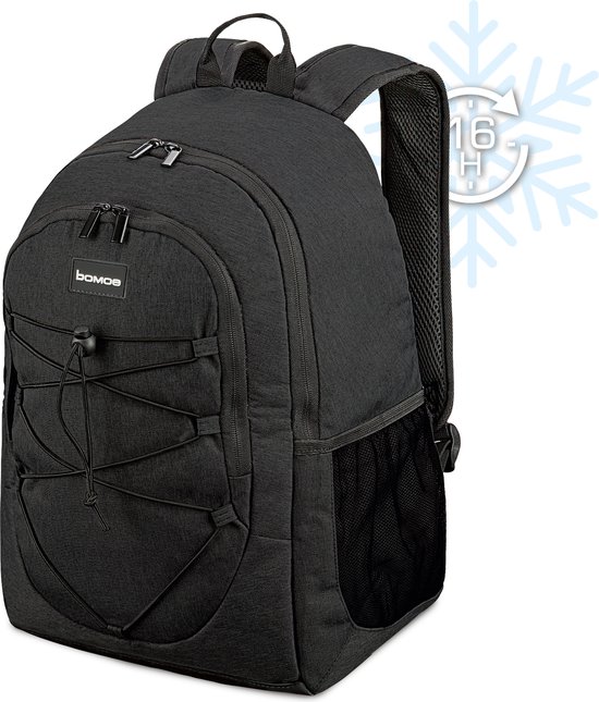 bomoe KR45 - Sac à dos réfrigérant Groot Anthracite 25 litres - Sac réfrigérant Rucksack Backpack 45x19x33 cm