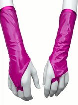 Latex handschoenen kort S/M Roze