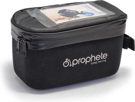 HikeMeister® Prophete 1 Liter telefoonhouder met opbergruimte telefoontas fietstas waterdichte telefoonhouder voor op stuur of frame (bovenbuis) - Geschikt voor smartphones tot 5,5''