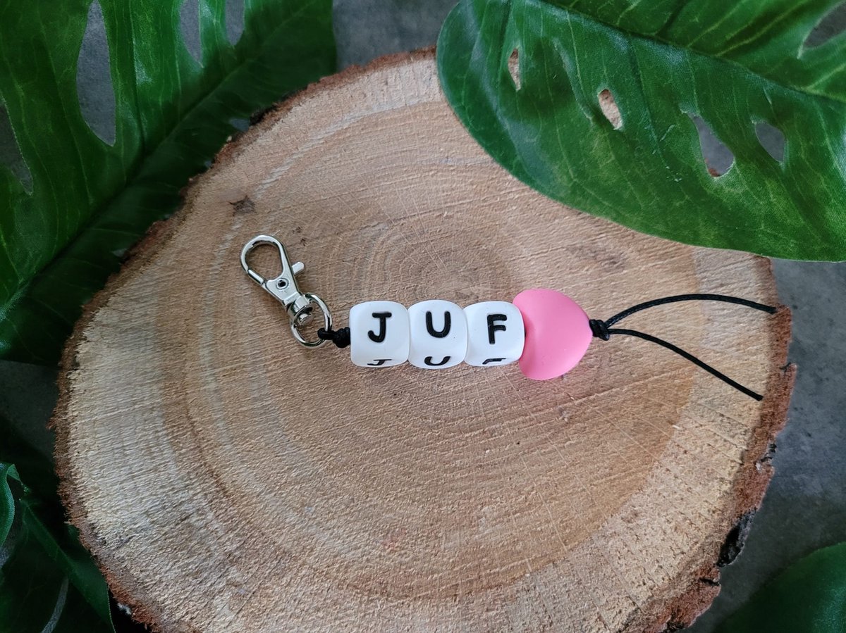 Sleutelhanger Juf