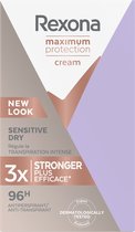 Bol.com Rexona Maximum Protection Sensitive Dry - Deodorant - 6x 45 ml - Voordeelverpakking aanbieding