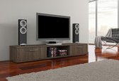 TV meubel - Aridea - Choco - 175x23x38 cm