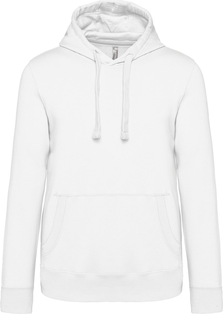 Kariban Hoodie met Capuchon en Kangoeroezak Wit