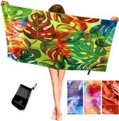 Microvezel handdoek 152x76 cm | versch. kleuren en maten | compact, licht en sneldrogend | incl. draagzak | reishanddoek voor sport, sauna, camping en yoga