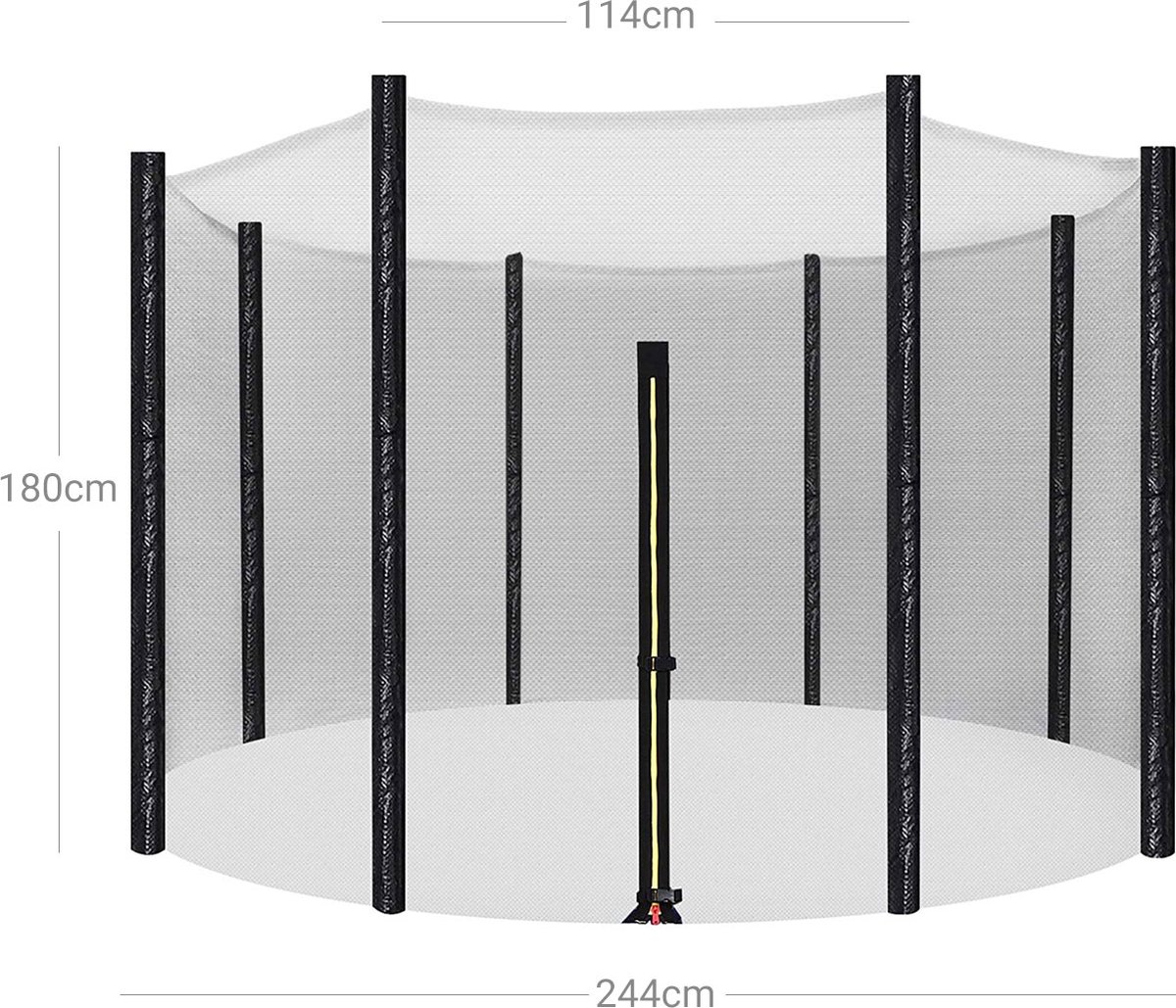 HelloHomy® Trampoline Ø 305 cm Buitensport 8 palen