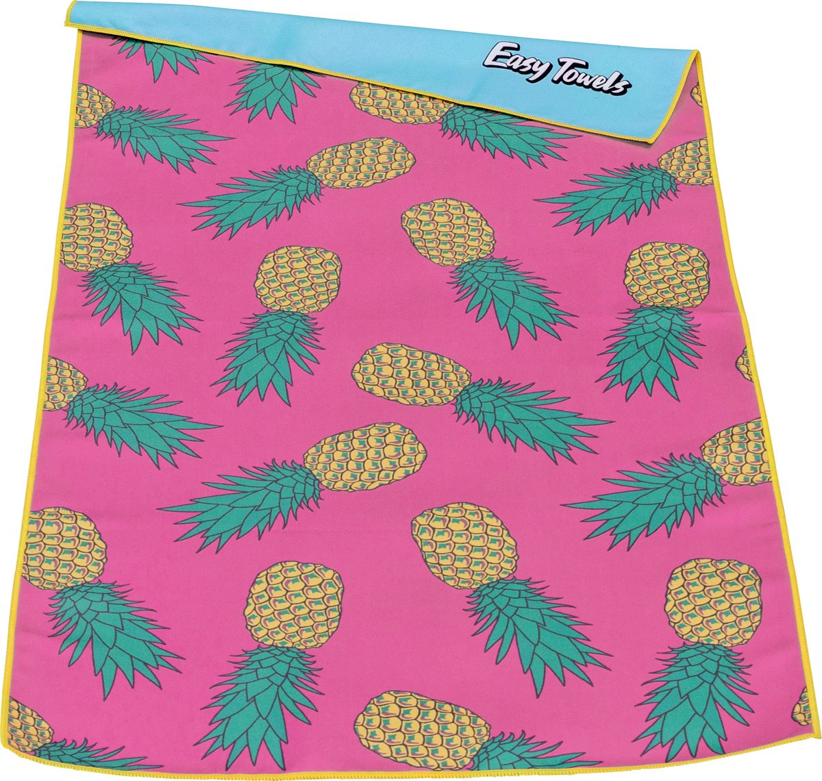 Easy Towels - Sporthanddoek Fitness - Microvezel - Ananas Print