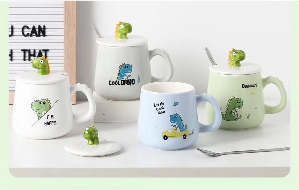 sijihua Koffie Cup Basketbal Keramische Cup Ontbijt Cup Kinderen Leuke Mok Cup 500ml Wit