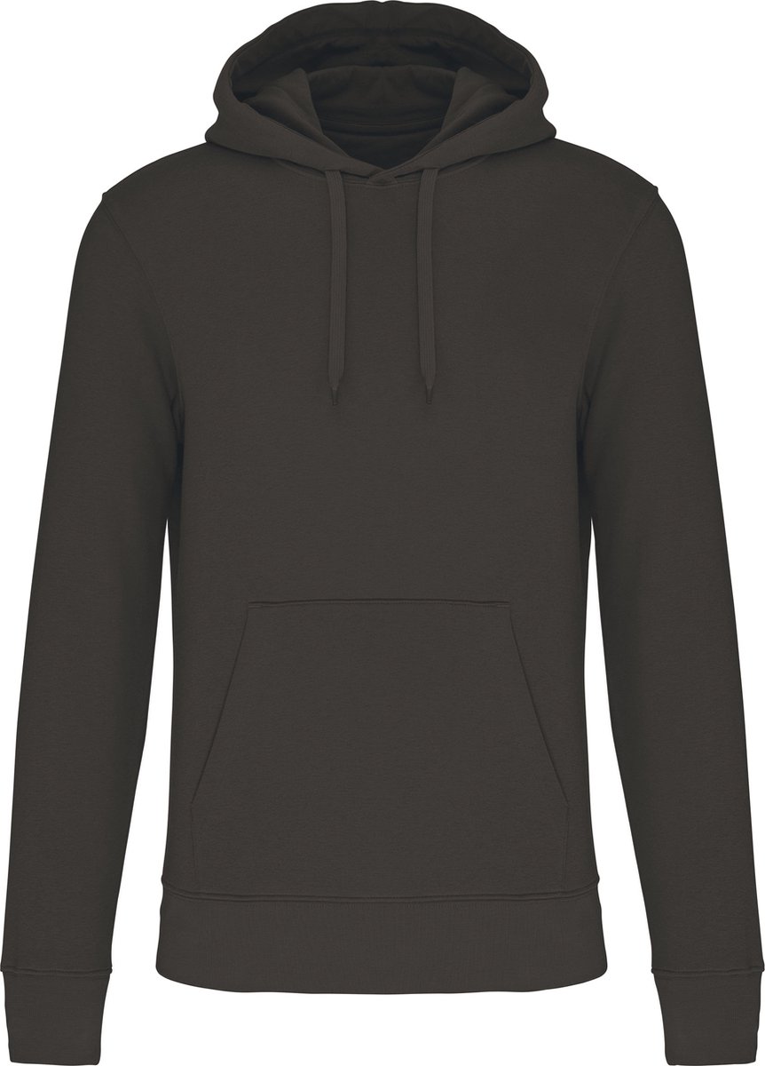 Ecologische herenhoodie met capuchon merk Kariban French Heather Marineblauw