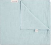 Baby's Only Wiegdeken Fresh ECO - Baby deken gemaakt uit 100% ecologisch katoen - 0.6 TOG - Misty Blue - 70x95 cm