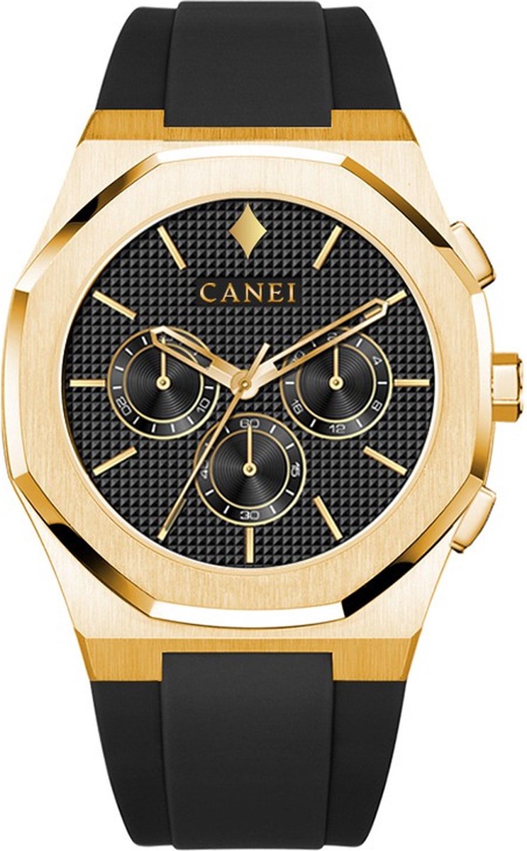 CANEI First Edition Gold BUSINESS Heren Horloge