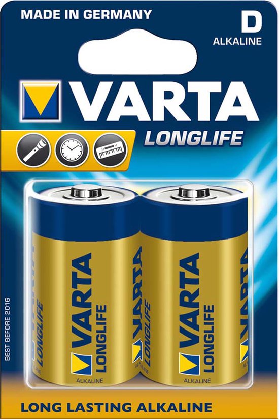 Varta Longlife D Blister 2 - 50 blisters