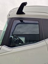 DAF zijwindschermen tbv XD XF XG XG+ raamgeleiders (past op type met CAMERA of model met spiegels, maar ZONDER trottoirspiegel) truck model vanaf 2021 set raamspoilers fenders visors windgeleiders licht getint pasvorm