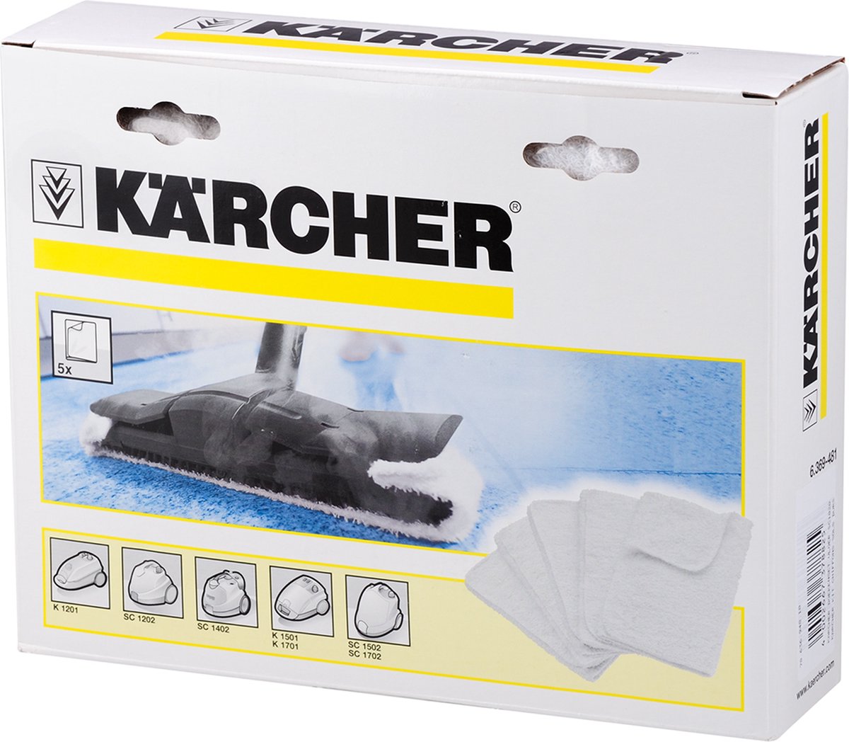 Karcher Katoenen Vloerdoeken groot (5 st) | bol.com