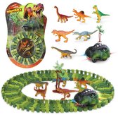Jouets de dinosaure, 153 ensembles de voiture de jouet de piste de Jouets de dinosaure, 153 ensembles de voiture de jouet de piste de