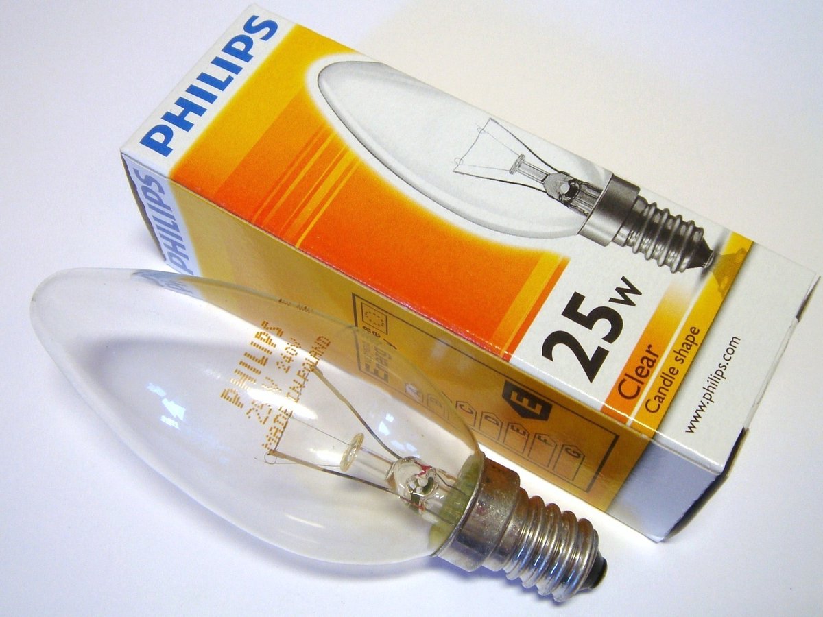 Philips ampoule bougie 25W E14 10 pièces